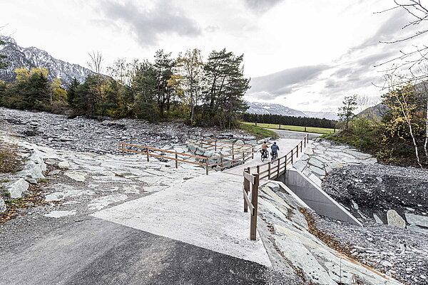 Querung Maschänserrüfe Gemeinde Trimmis