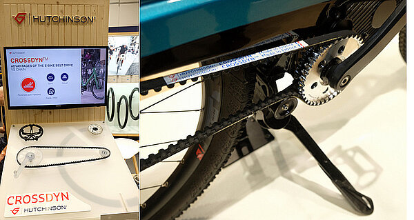 Hutchinson «Crossdyn» Zahnriemen für Fahrräder und E-Bikes.