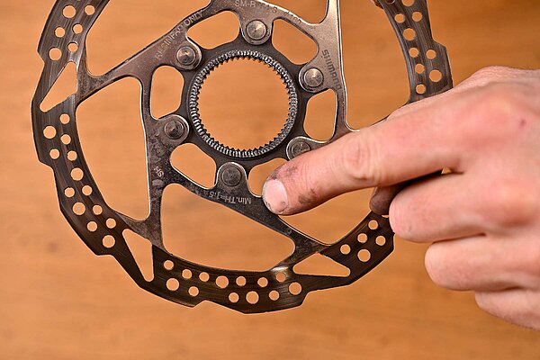 Bremsscheibe für Fahrrad oder Gravelbike.