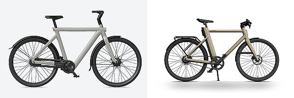 Vanmoof ist konkurs. E-Bikes von Vanmoof und Cowboy.