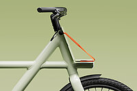 Vanmoof McLaren neuer Eigentümer. E-Bike mit grünem Rahmen.