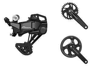 Neue Schaltung Shimano Essa. Fahrradkurbeln und Schaltwechsel von Shimano