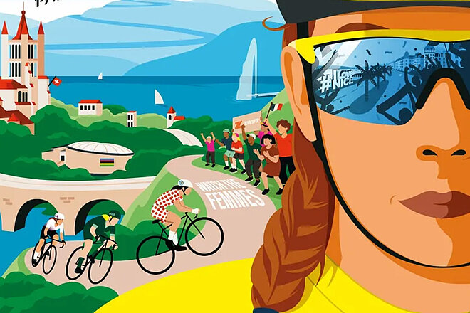 Plakat tour de suisse femmes avec swift 2026