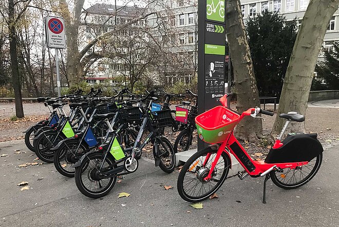 Limebike und Publibike in Zürich