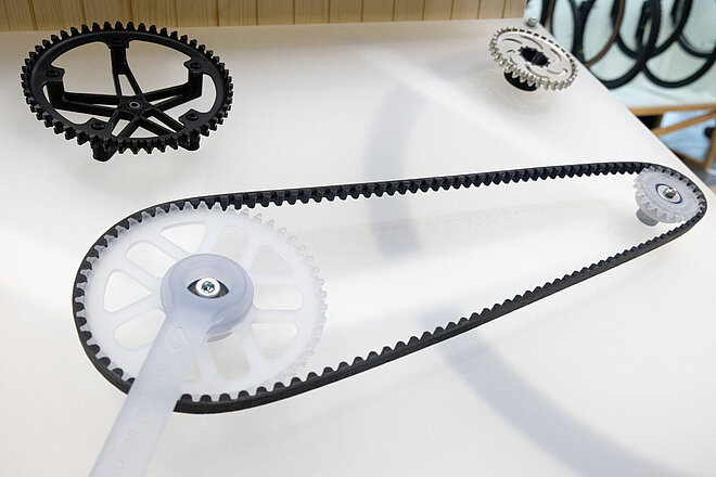 Hutchinson «Crossdyn» Zahnriemen für Fahrräder und E-Bikes.