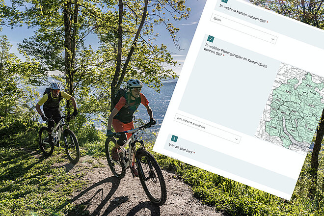 Wo und wie fahren die Zürcher Mountainbike.