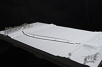 Modell der geplanten Brücke "Flaneur"