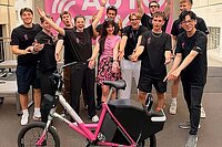 Das Team der ETH-Studierenden hinter dem autonomen Velo. 