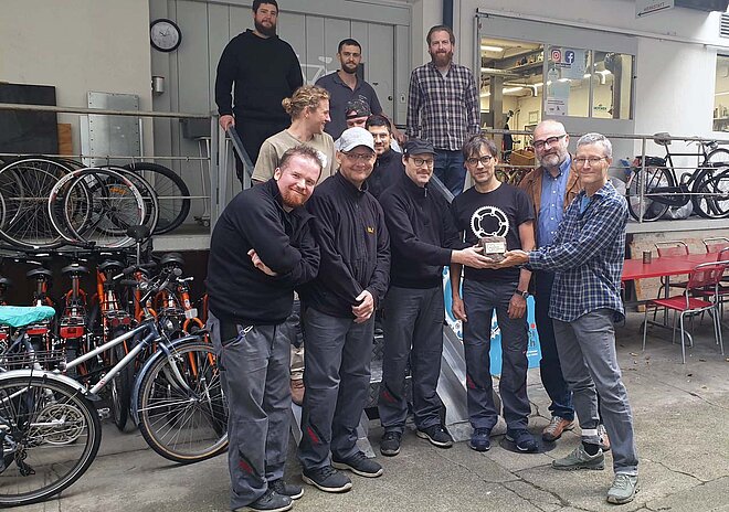 Pro Velo beider Basel verleiht den Veloherz-Award. 