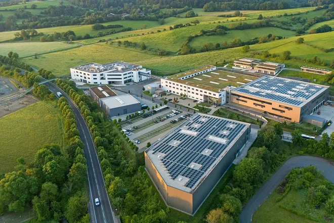Das «Campus»-Areal von Riese & Müller in Mühltal bei Darmstadt.