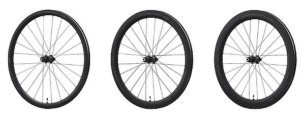 Drei Veloräder für Rennvelos