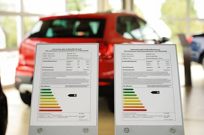 Die Energieetikette erlaubt vor allem den Vergleich zwischen einzelnen Fahrzeugmodellen.