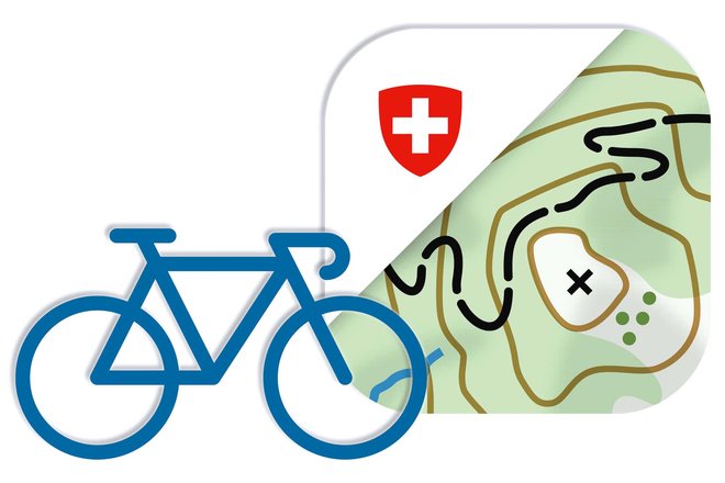 Swisstopo App für Velofahrer