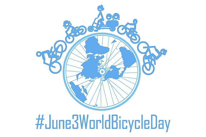 Der 3. Juni ist ein Feiertag für das Velo. World Bicycle Day.